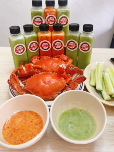 COMBO 2 Chai Muối Ớt Xanh Muối Ớt Đỏ mỗi chai 250ML- Muối chấm Hải Sản đồ nướng hấp luộc đều ngon - KHÔNG CHẤT BẢO QUẢN