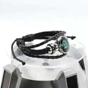 CODMALL GELANG ZODIAK TANGAN WANITA PRIA STRAP KEPANG ZODIAC GELANG FASHION SIMPLE KEREN  A001