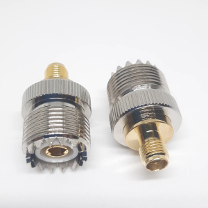 KONEKTOR ADAPTER SMA FEMALE TO PL FEMALE GOLD
