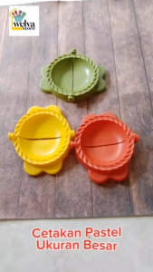 3 Pcs Cetakan Kue Pastel Ukuran Besar