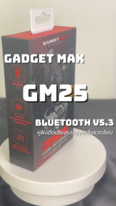 GADGET MAX GM25 GAMING TWS EARBUDS (V5.3) (NPL-6/2024)