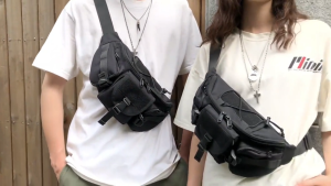 กระเป๋าคาดเอวกันน้ํา กระเป๋าคาดอก กระเป๋าสไตล์ทหาร มีของพร้อมส่ง