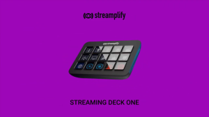 Streamplify DECK ONE Intuitive Digital Content Management Control Pad 15 customizable LCD keys Includes 2 USB 3.0 ports For real-time control of your stream production.