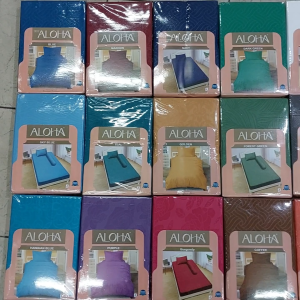 Sprei Aloha Polos 120x200 - Premium Lembut & Anti Luntur - Pas untuk Kasur No 3
