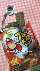 [MUA THÙNG 48 GÓI TẶNG 3 LỐC RONG BIỂN SEASON] Thùng Rong biển TaoKaeNoi CRISPY SEAWEED  32g thơm giòn ngọt nhẹ đặc trưng vị rong biển