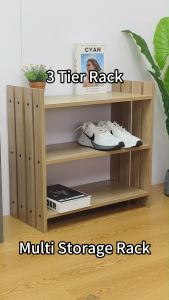 BYH MULTI STORAGE RACK 3 TIER/ SERBA GUNA RAK 3 TINGKAT