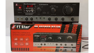 FT Star AV-802 USB/Bluetooth/FM 5.1 Channel Karaoke Amplifier with 3400 Watts Power USB and Bluetooth Input Black Color 100% Original.