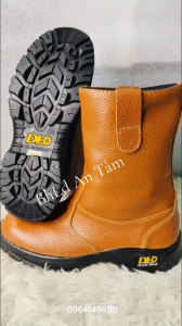 ủng bảo hộ thợ hàn DH tháng mũi sắt đế chống đinh chống trượt_A6