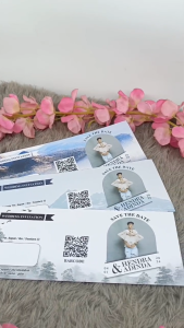 50 PCS Undangan 1 Lembar D