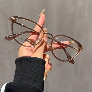 FNCXGE แว่นสายตาสั้นเลนส์ออโต้ -50~-600 สำหรับบุรุษและสตรี แฟชั่น กรองแสงคอม ป้องกันรังสี ป้องกันความเมื่อยล้า กรองแสงสีฟ้า ผู้ชาย ผู้หญิง แว่นทรง แว่นตาสายตาสั้น