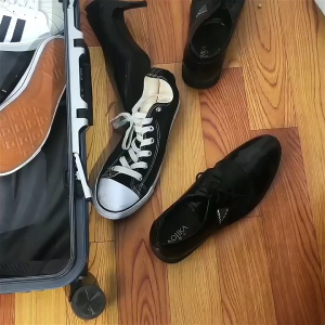 Nylon Waterproof Shoe Bag Outdoor Travel Business Trip Simple Shoe Storage Bag Foldable Anti-dust Shoe Bag Shoe Cover Bag