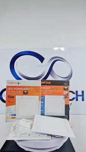 Ultra Slim แบบบางพิเศษ ลามเพ็ตไทย - LAMPTAN ดาวน์ไลท์แอลอีดีฝังฝ้า รุ่นฟรีกับเครื่อง 3 ประกันสุขภาพ