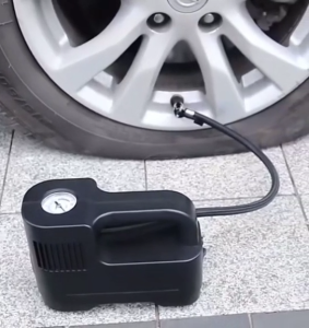 Air Compressor  12V Auto Electric Cylinder Portable Car Tire Inflator Motorcycles & Bicycles