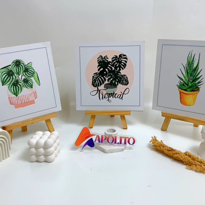 HIASAN DINDING DAUN PAJANGAN CAFE KOPI WALLDECOR DINDING KAYU DAUN MONSTERA