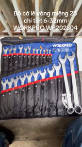 Bộ cờ lê vòng miệng 23 chi tiết 6-32mm WORKPRO WP202504