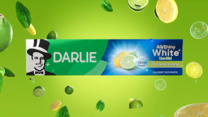 Darlie All Shiny White (Lime Mint) Whitening + Stain Prevention Fluoride Toothpaste - 80g