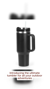 B80-0056 Outdoor Beer Mug Coffee Mug 40oz Stainless Steel Tumbler With Handle And Straw