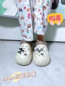 Korean Womens DIY Summer Sandals Fashion Beach Slippers Shoes Casual Slip Ons Shoes (add 1 size)