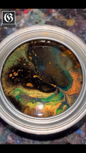 Cat PU Polyurethane City Paint Super High Quality Green Gold Effect 1L