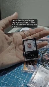 Gantungan Kunci Custom Foto Spotify Persegi 35 x 5 cm