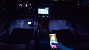 Automobile Atmosphere Lamp RGB Car Strip Light LED Interior Atmosphere Light Decoration Lighting Under Dash Lamp for Car