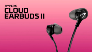 HyperX Cloud Earbuds II หูฟังเกมมิ่งแบบ Earbuds Jack 3.5mm ไดรเวอร์ขนาด 14 มม. พร้อมไมโครโฟนในตัว