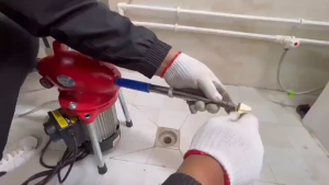 เครื่องงูเหล็กทะลวงท่อ 1200W มืออาชีพ ห้องน้ำ ใช้สูง กลังมาก