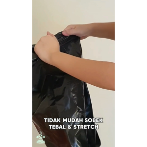 Plastik Sampah Kantong Sampah Hitam / Trash Bag Ukuran 40x60 50x75 60x100 80x100 90x120 per pack