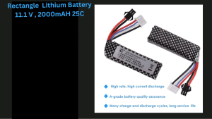 Ready Stock Rectangle Lithium Battery 11.1V 2000mAH 25C