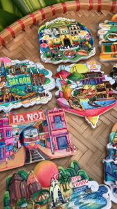 Nam châm danh lam thắng cảnh Việt Nam dán tủ lạnh 3D quà tặng - phong cảnh Việt Nam