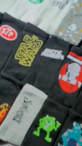 Kaos Kaki Oldschool Motif Skate Merk Panjang Premium - Hosela Project