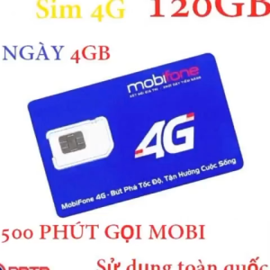 FREESHIP - CHƯA KÍCH HOẠT Sim 4G mobi local 120GB gọi nội mạng miễn phí 0đ