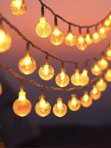 2026 Christmas LED Fairy Lights Festoon Light Bedroom Outdoor Garden Light String Holiday Decoration