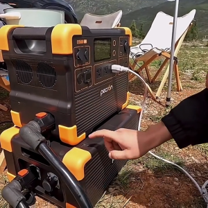 Pecron EP3000 Expansion Battery 3072Wh Expand power supply Max 2pcs of EP3000-48V can be cascaded to E1500LFP up to 7680Wh