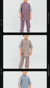 Applekidz Set Setelan Baju Muslim Koko Kurta Turki Anak Laki- laki Umur 2- 8 Tahun Kareem