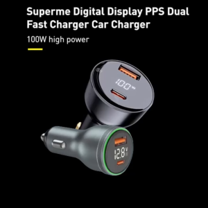 Aigoo 100W Dual Fast Charger Type-C + USB charging for i13 12 Pro Max Mini Samsung S21 U+C