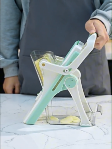 5 in 1 Safe Mandoline Vegetable Slicer Multifunctional Labor-saving Shreder Grater Salad Maker Potato Carrot Meat Fruit Cutter Peeler