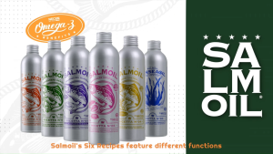🐠 Salmoil no. 2 Norwegian Salmon Oil for Gut Wellness No Fishy Odor BARF Approved ASC Certified Prebiotic for Dogs/Cats Puppy