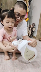 Nước Giặt Xả Hữu Cơ Bồ Hòn ECOCARE Kết Hợp Tinh Dầu Hoa Nhài 4L Giặt Xả An Toàn Với Mọi Loại Vải