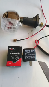 Flasher LED Sein + Setelan Kedip Cepat Flasher Touring DC 12V Seven