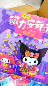 Số dán sticker nam châm kuromi capybara sario...kích thước to 18 x 18 cm tự do sáng tạo