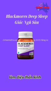 Blackmores Sleep Support Viên uống hỗ trợ giấc ngũ sảng khoái tinh thần -Deep Sleep Beauty Sleep Tranquil Valerian