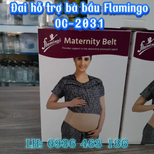 Đai đỡ bụng bà bầu Flamingo Maternity Belt [OC-2031] Đai hỗ trợ bà bầu