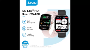 Jasoz สมาร์ทวอทช์ S5 นาฬิกาสมาทวอช รองรับภาษาไทย Smart Watch นิ้วกันน้ำ IP68 อัตราการเต้นหัวใจ รับประกัน1ป