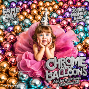 6" Chrome Balloons Birthday Decoration Set Balloons Party Decorations Garland for graduation needs YD