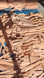 2pcs Gantungan Kulit Sapi Tali Penjepit/Suspender Poket Bola untuk Perlengkapan Biliar