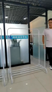 BIG DOUBLE STAND HANGER MULIG / RAK GANTUNG BAJU GAWANGAN JEMURAN STAND HANGER DOUBLE