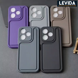 Case Casing Silikon Air Bag Pluffy Matte Macaron Procamera Case Sirkuit Mugelo Poco M6 4G