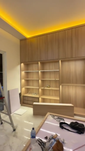 NBF- Wallpaper Dinding Motif Kayu 45CM x 1METER Wallpaper Dinding / Wallstiker Ruang Tamu Berkualitas