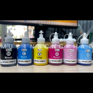 Bộ 6 chai mực dầu Pigment UV Epson 100ml